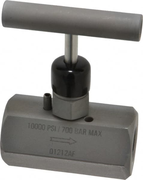 Hydraulic Control Needle Valve: 3/8-18 Inlet, 10,000 Max psi
