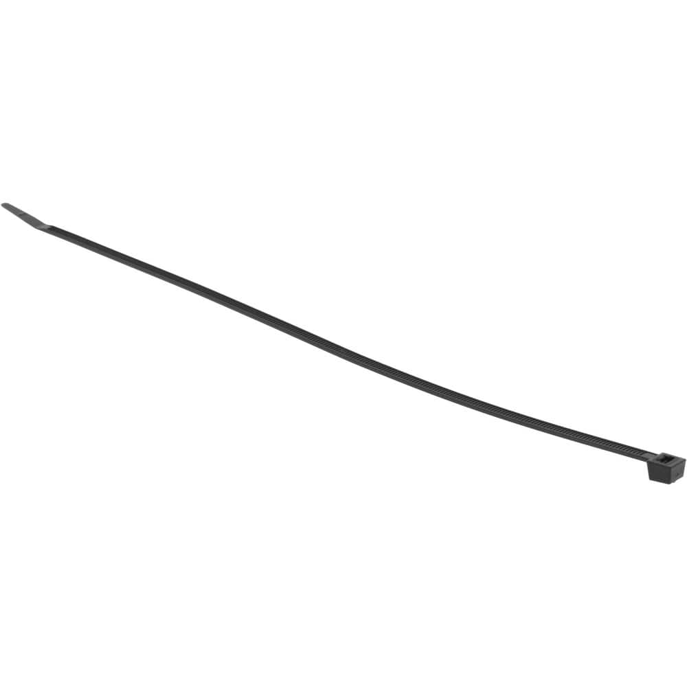 Cable Tie Duty: 10.968" Long, Black, Nylon, Standard