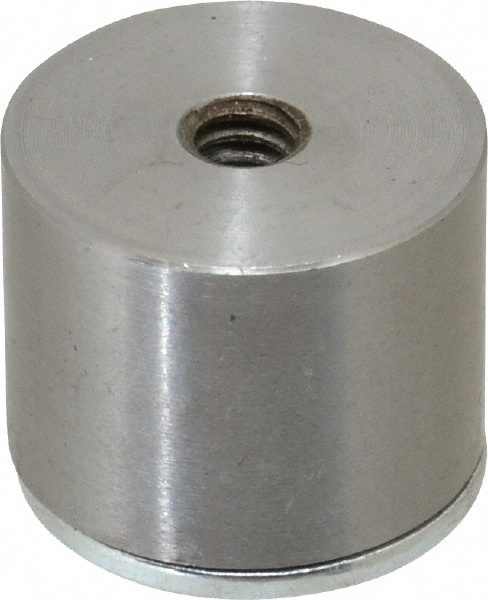 1" Diam, 1/4-20 Thread, 7 Lb Average Pull Force, Alnico Pot Magnets