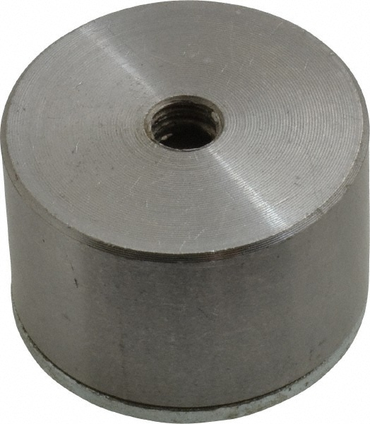 1-1/4" Diam, 1/4-20 Thread, 7.5 Lb Average Pull Force, Alnico Pot Magnets