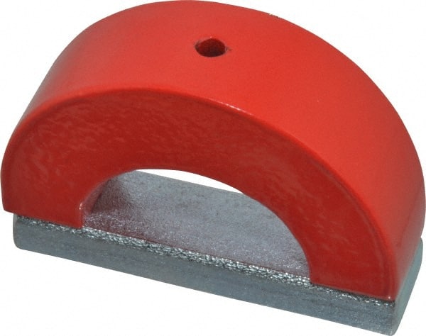 Eclipse M19623/MSC 3" Overall Width, 3/4" Deep, 2-1/2" High, 60 Lb Average Pull Force, Alnico Horseshoe Magnet 