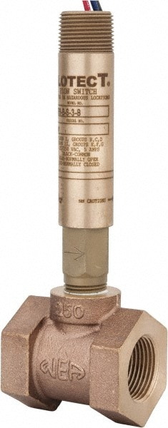 Dwyer V6EPB-B-S-3-B 2,000 psi, Brass Housing, Dwyer Flowtect Flow Switch Image