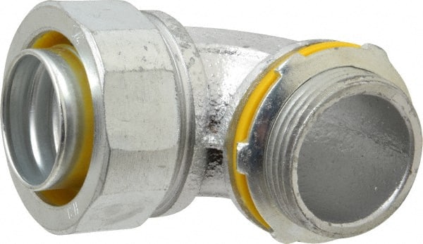 Cooper Crouse-Hinds LT12590 Conduit Connector: For Liquid-Tight, Malleable Iron, 1-1/4" Trade Size 