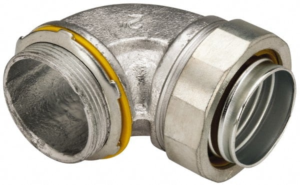 Cooper Crouse-Hinds LT20090 Conduit Connector: For Liquid-Tight, Malleable Iron, 2" Trade Size 