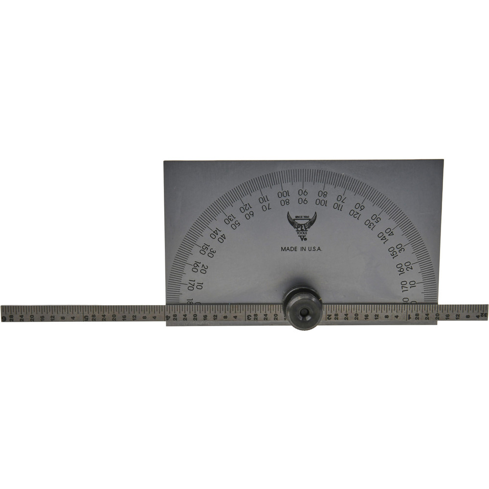 PEC Tools - 0 to 6 Inch Rule Measurement Range, 0 to 180° Angle ...