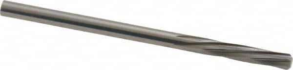 Magafor 88860003150 Chucking Reamer: 0.124" Dia, 2-1/4" OAL, 19/32" Flute Length, Straight Shank, Solid Carbide 