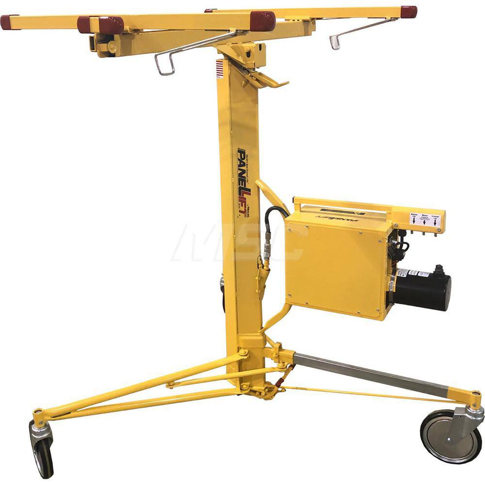 Panel Lifts; LiftType: Drywall ; Drive Type: Power ; Maximum Height: 173 (Inch); Panel Size: 4x16 ; Load Capacity: 150 ; Material: Steel
