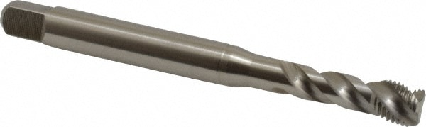 5/16-24 UNF, 3 Flute, 45° Helix, Bottoming Chamfer, Bright Finish, Cobalt Spiral Flute STI Tap