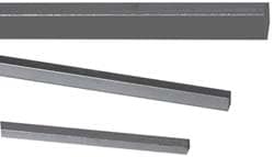 Precision Brand 56680 Key Stock Assortment: 12" Long, Low Carbon Steel, Plain Finish 