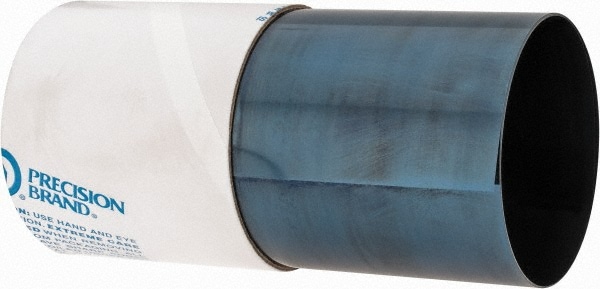 Precision Brand 23145 Shim Stock: 0.005 Thick, 50 Long, 3" Wide, Blue Tempered Spring Steel Image