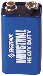 Standard Battery: Size 9V, Alkaline