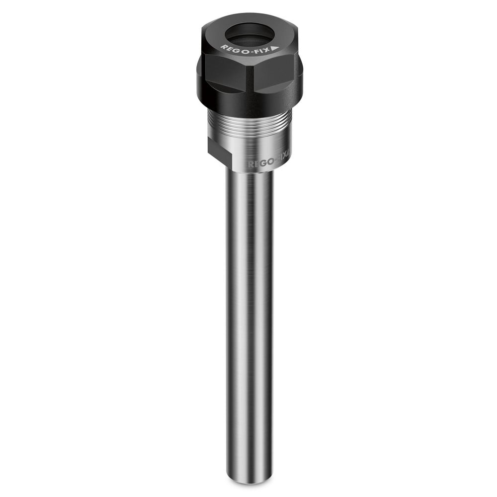 Collet Chuck: 0.5 to 10 mm Capacity, ER Collet, Straight Shank