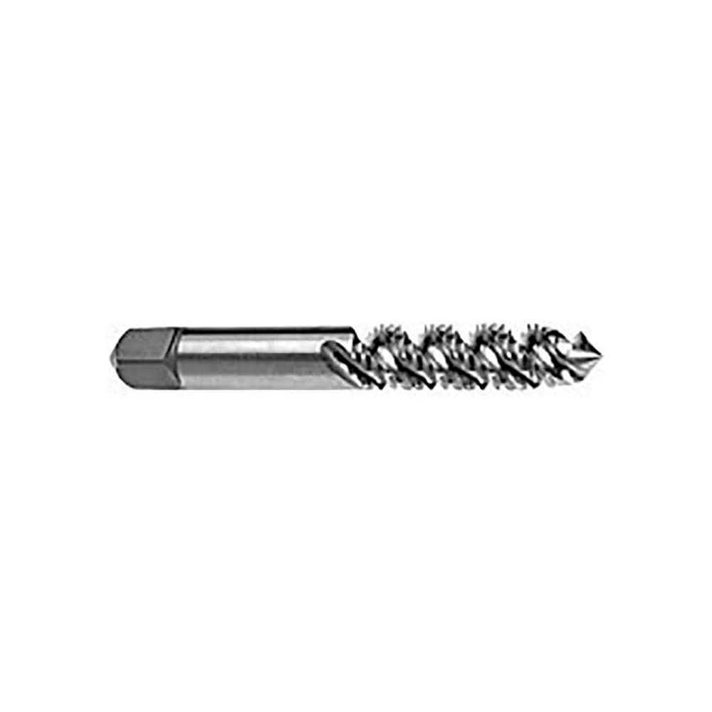 Spiral Flute Tap: 1/4-20, UNC, 3 Flute, Bottoming, 3B Class of Fit, High Speed Steel, Bright/Uncoated