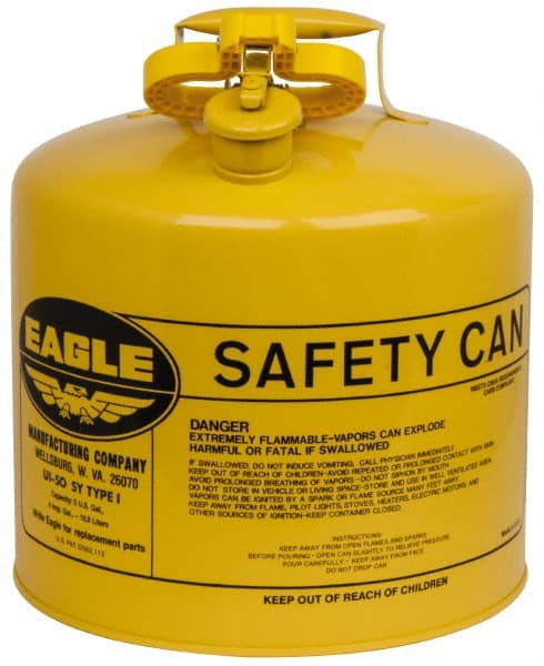 Safety Can: 5 gal, Steel