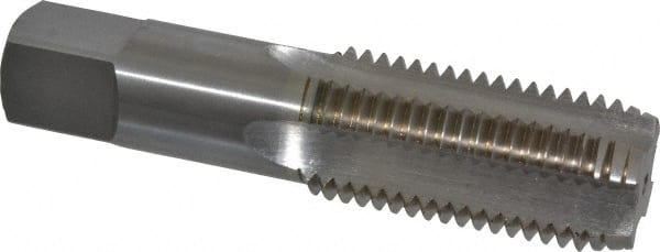 Morse Cutting Tools 98510 Metric Spiral Point Plug Taps D6 Pitch Diameter Limit Titanium Nitride Finish High-Speed Steel M10 x 1.50 Size 3 Flutes
