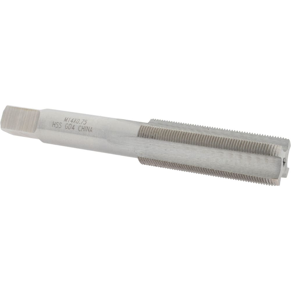 Straight Flute Tap: M10x1.75 Metric Special, 4 Flutes, Plug, 6H Class of  Fit, High Speed Steel, Bright/Uncoated