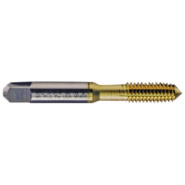 Kennametal 4132049 Thread Forming Tap: Metric Coarse, Plug, Vanadium High Speed Steel, TiN Finish Image