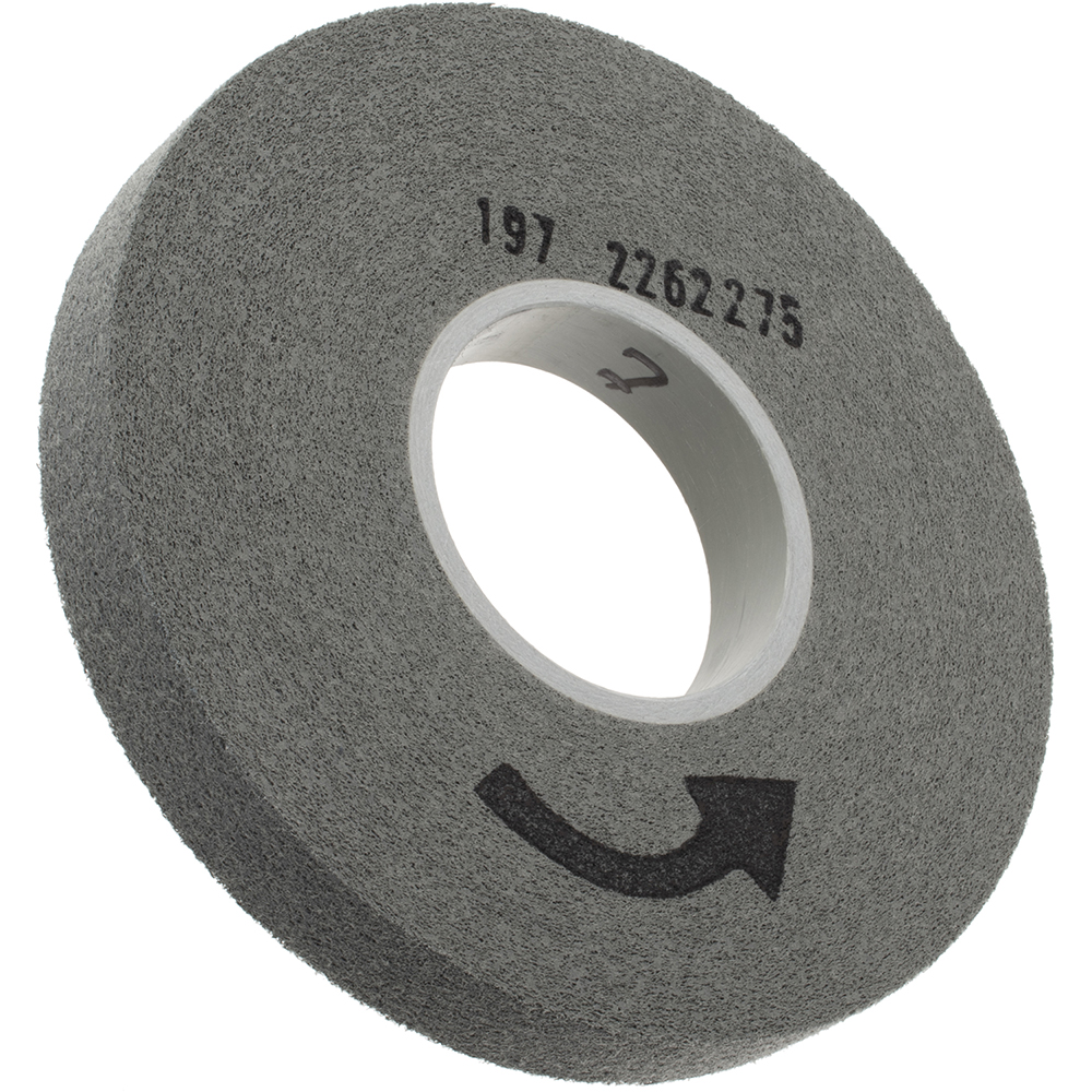 Norton Deburring Wheel 8" Dia, 1" Face Width, 3" Hole, Density 8