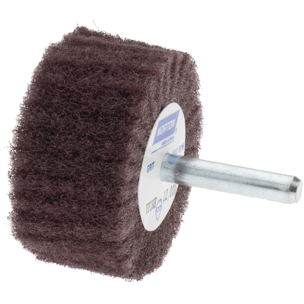 Norton Mounted Flap Wheel 1" Face Width, Aluminum Oxide 05009584