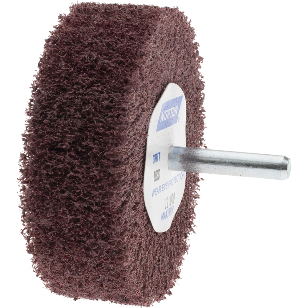 Norton Mounted Flap Wheel 1" Face Width, Aluminum Oxide 05009618