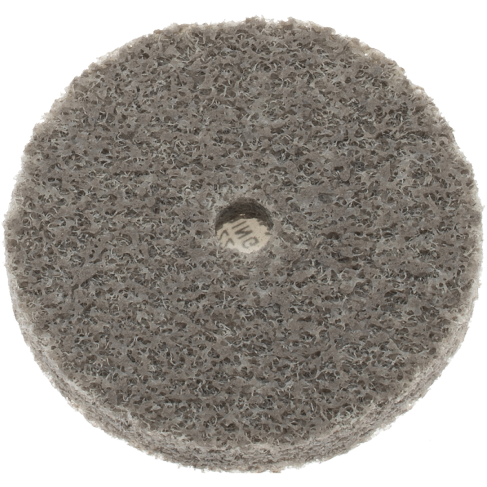 Norton Deburring Wheel 2" Dia, 1/4" Face Width, 1/4" Hole, Aluminum