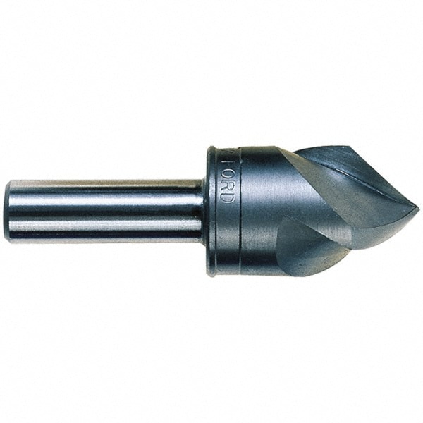 M.A. Ford. 92062506 5/8" Head Diam, 1/4" Shank Diam, 3 Flute 120° High Speed Steel Countersink Image