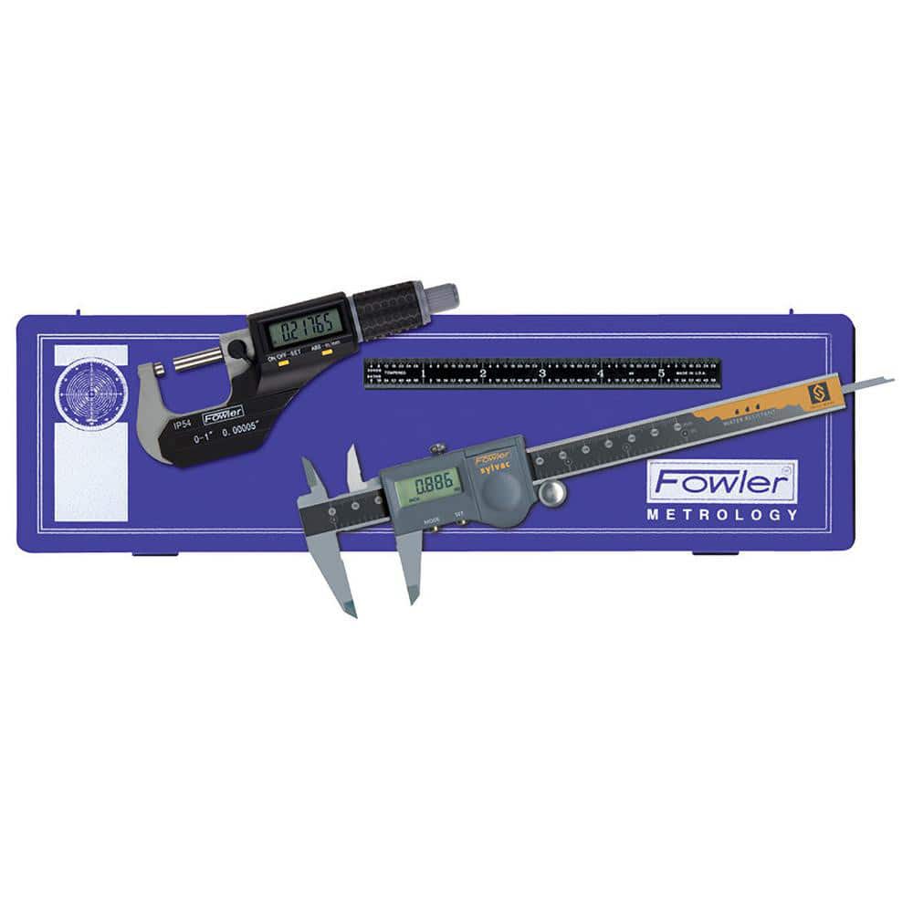 Machinist Caliper & Micrometer Kit: 4 pc, 150 mm Caliper