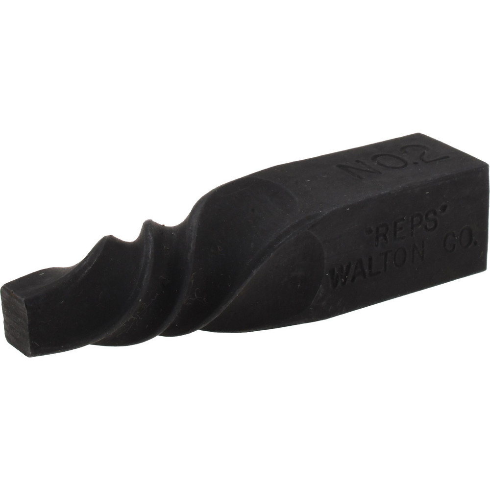 Spiral Flute Screw & Pipe Extractor: Size #2, for 1/2" Screw