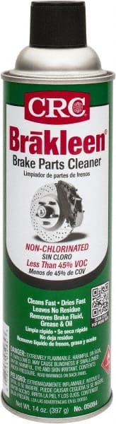 Brake Cleaner CRC Brakleen Non-Chlorinated CRC Industries 1003665