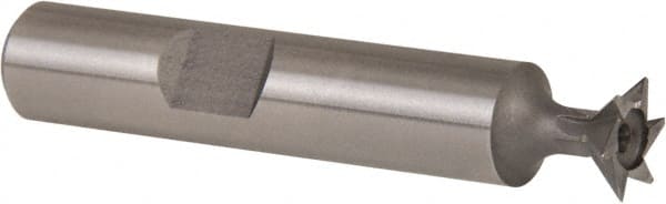Whitney Tool Co. 10260 Dovetail Cutter: 45 °, 3/8" Cut Dia, 1/8" Cut Width, High Speed Steel 
