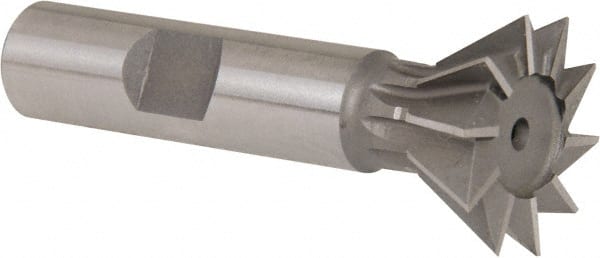 Whitney Tool Co. 10271 Dovetail Cutter: 60 °, 1" Cut Dia, 7/16" Cut Width, High Speed Steel 