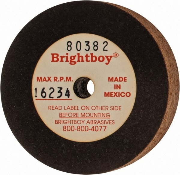 Cratex 80382 Surface Grinding Wheel: 2" Dia, 1/2" Thick, 1/4" Hole, 46 Grit Image