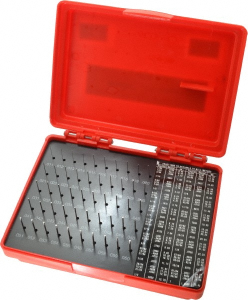 Value Collection 616-81006 Class ZZ Plug Gage Set: 0.011 to 0.06" Range, 50 Pc Image
