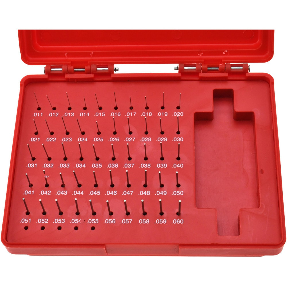 Class ZZ Plug Gage Set: 0.011 to 0.06" Range, 50 Pc