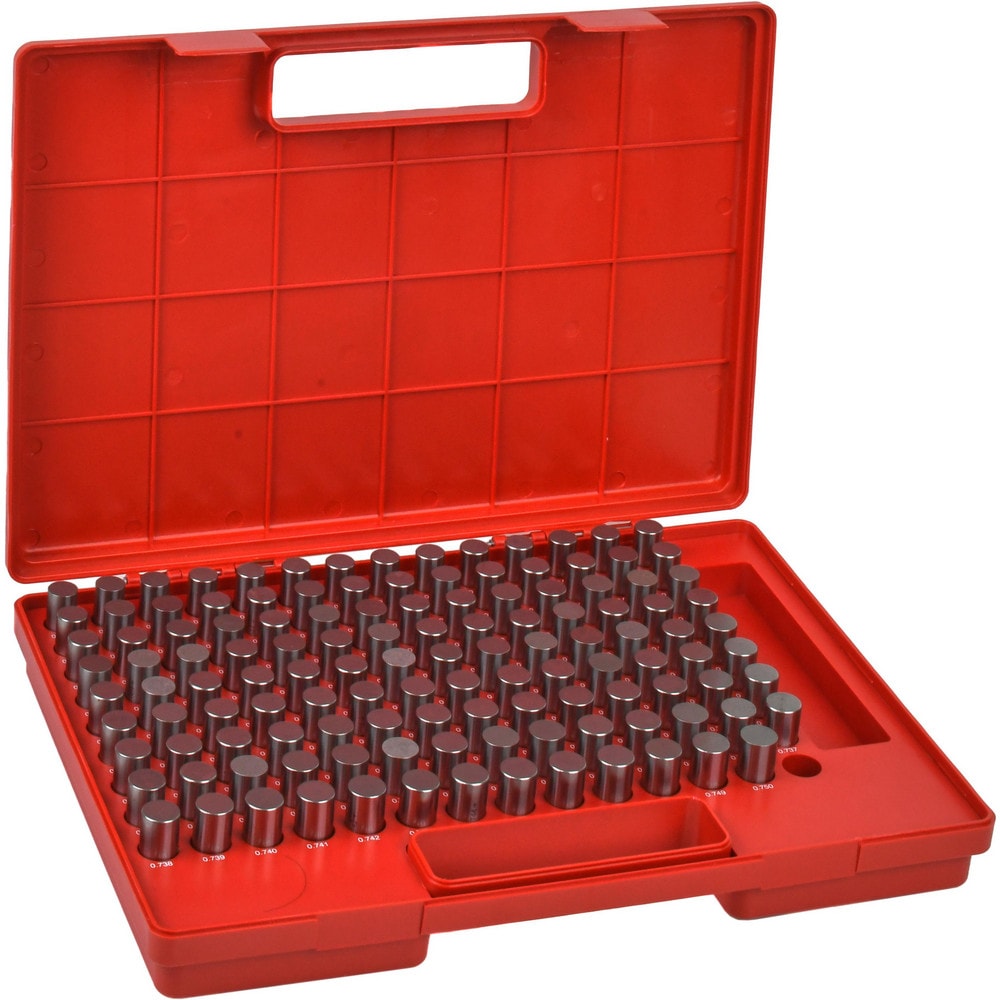 Class ZZ Plug Gage Set: 0.626 to 0.75" Range, 125 Pc
