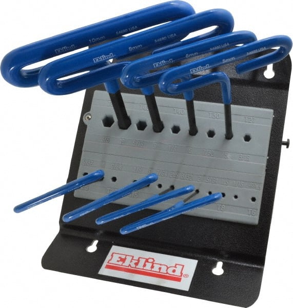 Eklind Tool Pack of 6 Eklind 34640 4 mm Standard Grip Hex T-Keys,