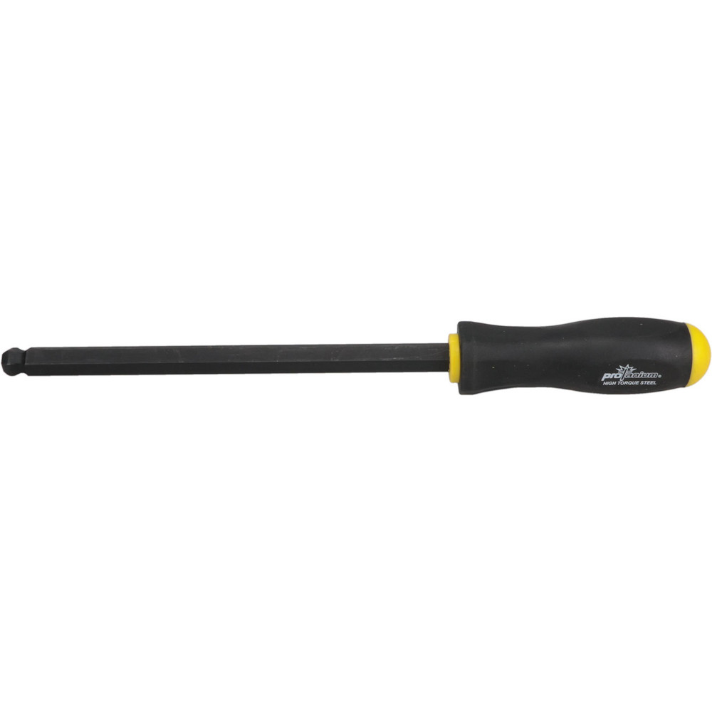 Ball End Hex Driver: 1/2" Hex, Ergonomic Molded Cushion Grip