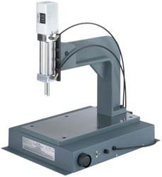 Pneumatic Arbor Press: 3/4" Ram, 13-9/16" Throat Depth, 3" Stroke, 9-3/8" Max Work Height