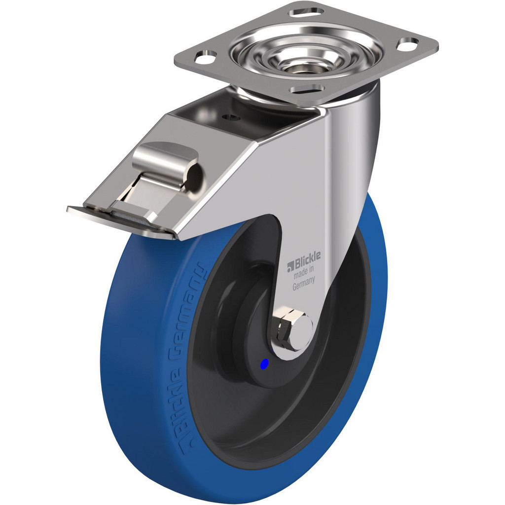 Blickle - Standard Casters; Mount: Hollow Kingpin; Caster Type: Swivel ...