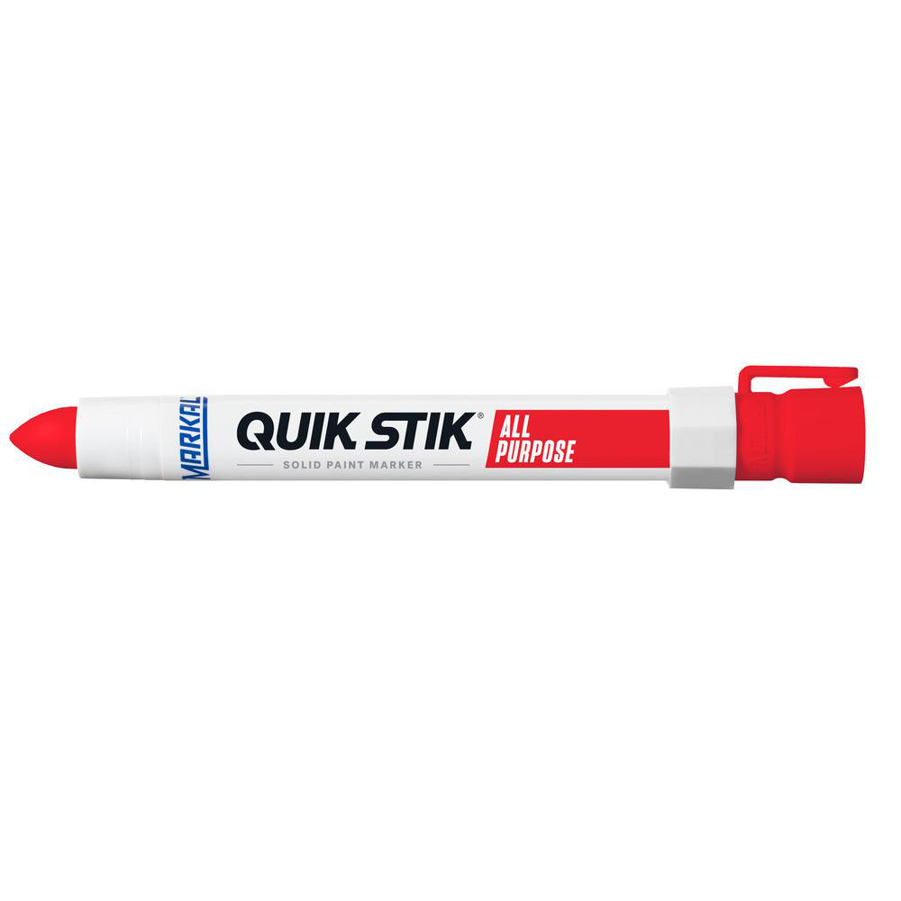 Solid Paint Marker: Red, Alcohol Base, Bullet Tip