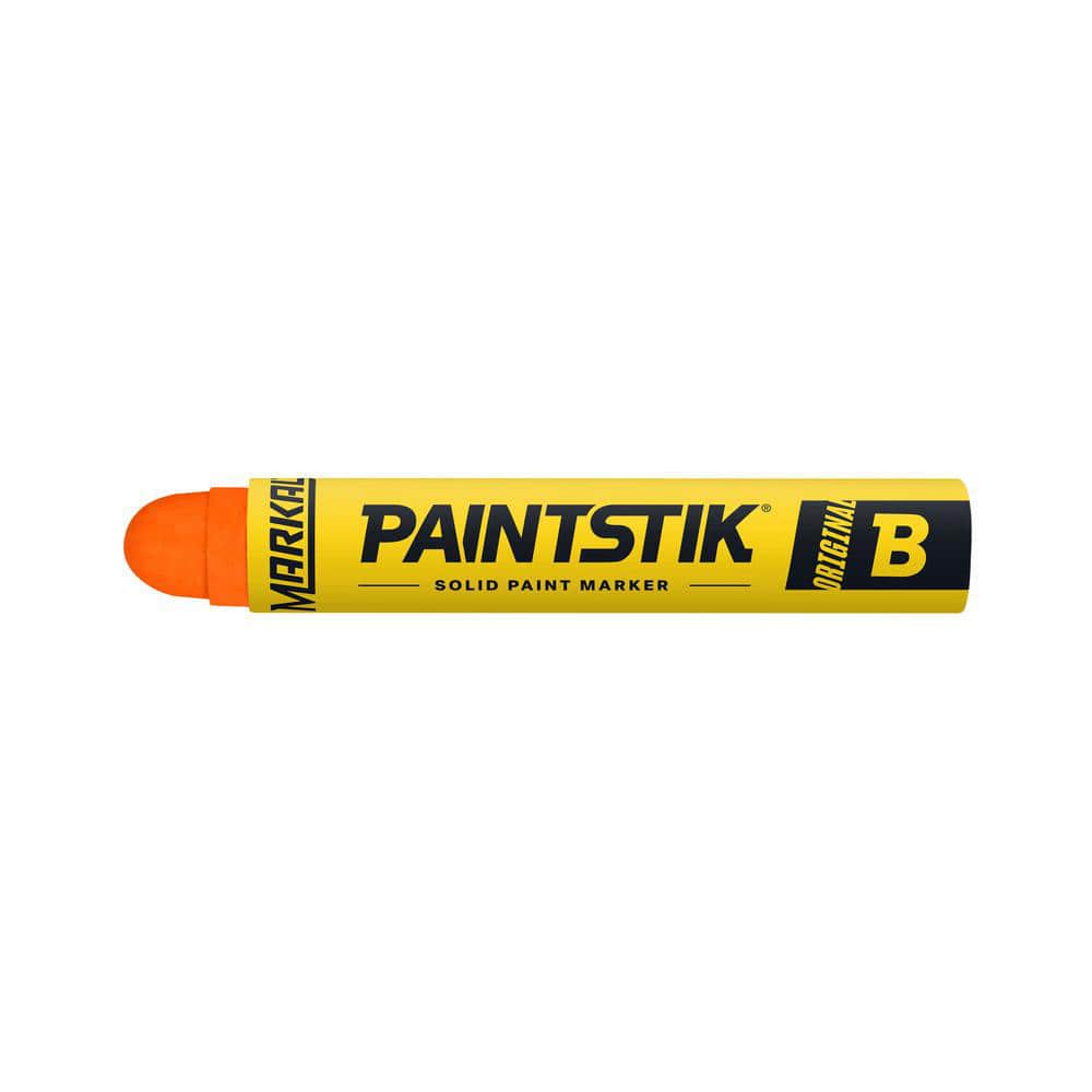 Solid paint crayon in fluorescent colors