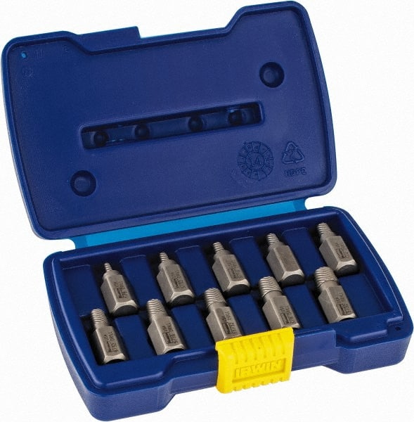 Spiral Flute Screw Extractor: 10 Pc