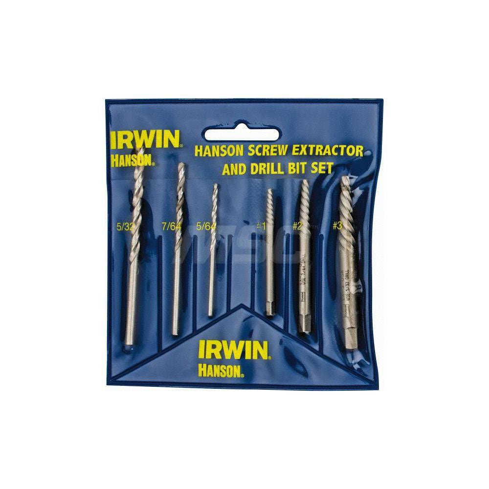 Irwin - Bolt & Screw Extractor Set: Spiral Flute Screw Extractor | MSC ...