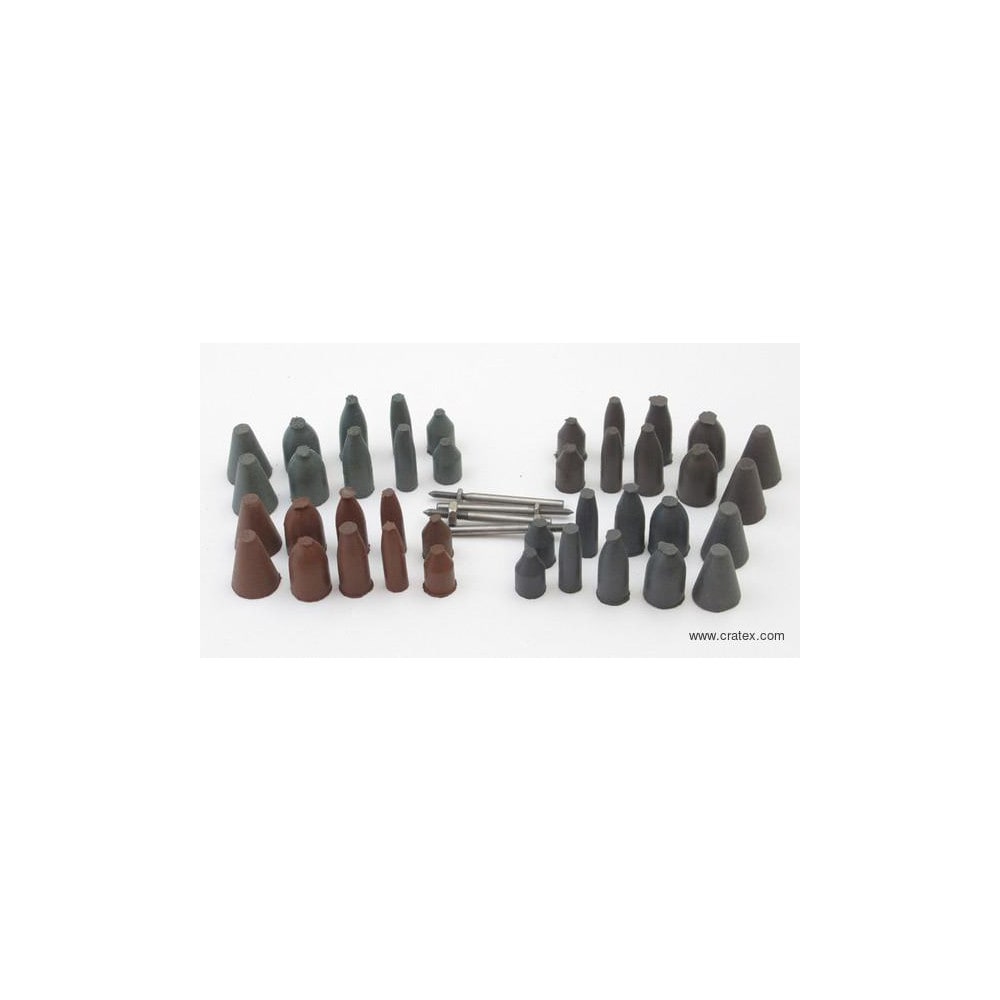 44 Piece Rubber Point & Mandrel Set