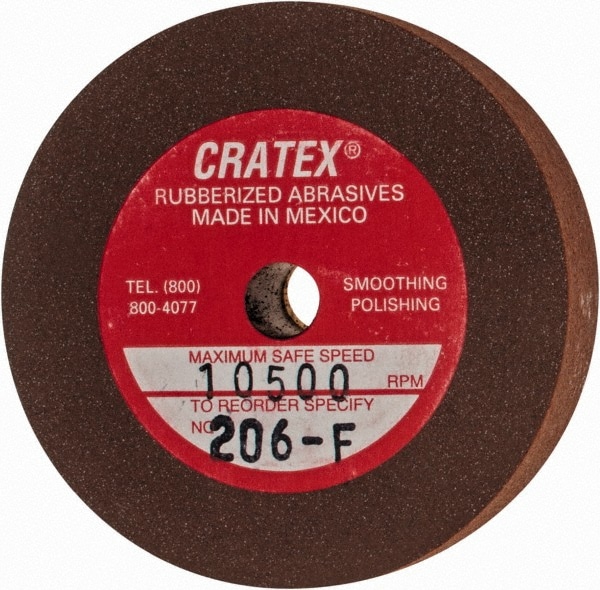Surface Grinding Wheel: 2" Dia, 3/8" Thick, 1/4" Hole