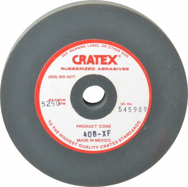 Cratex 408 XF Surface Grinding Wheel: 4" Dia, 1/2" Thick, 1/2" Hole Image