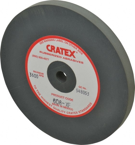 Cratex 308C Rubberized Silicon Carbide Abrasive Wheel Large Straight Wheel Coarse