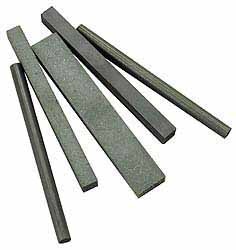 Oblong Abrasive Stick: Silicon Carbide, 2" Wide, 1/4" Thick, 6" Long