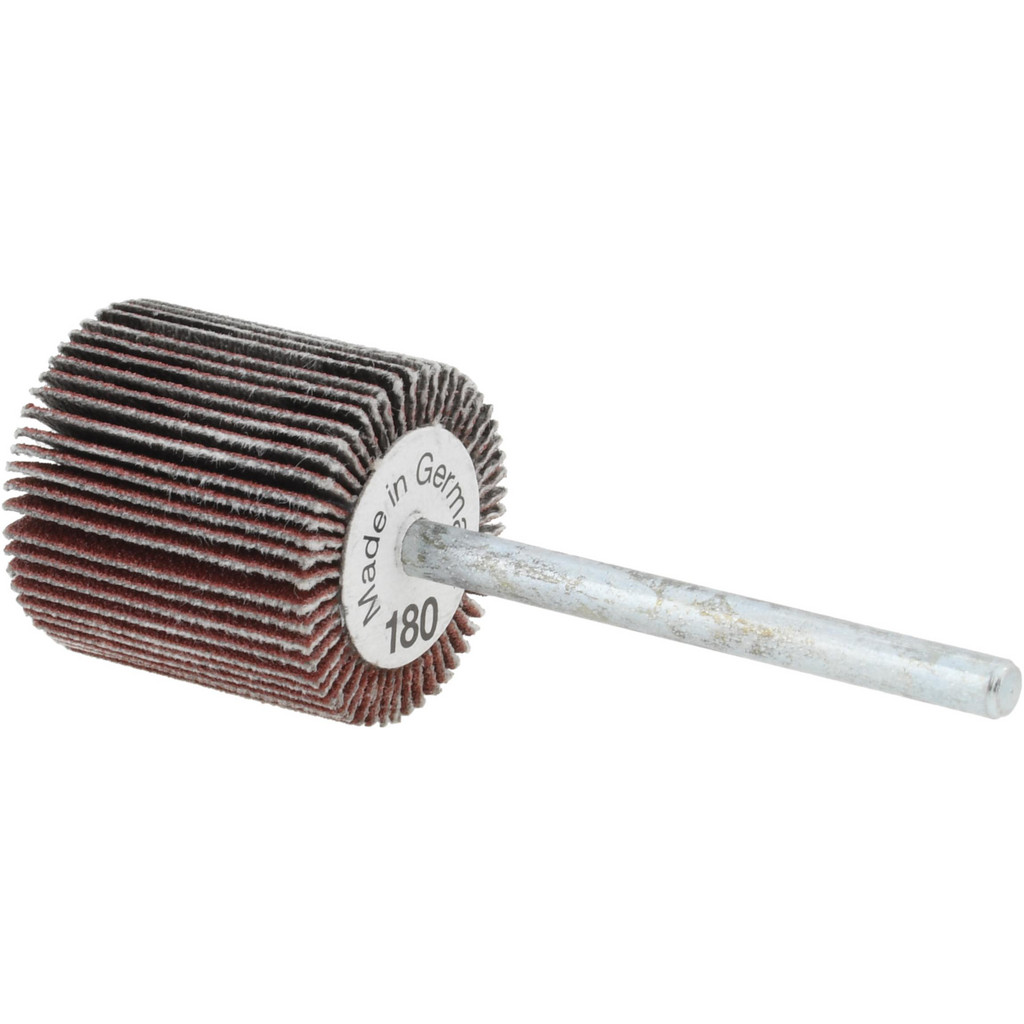 thumbnail image 2 of Black Hawk 1x1x1/4 Mounted Flap Wheels – 40 Grit Aluminum Oxide, 1/4" Shank, 25-Pack, For Die Grinder 2 of 3