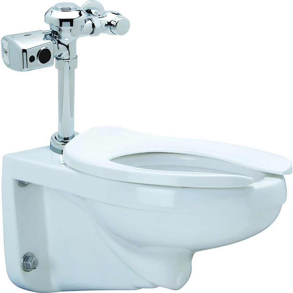 Zurn Toilets; Bowl Shape Elongated; Flush Style Single Flush; Flush